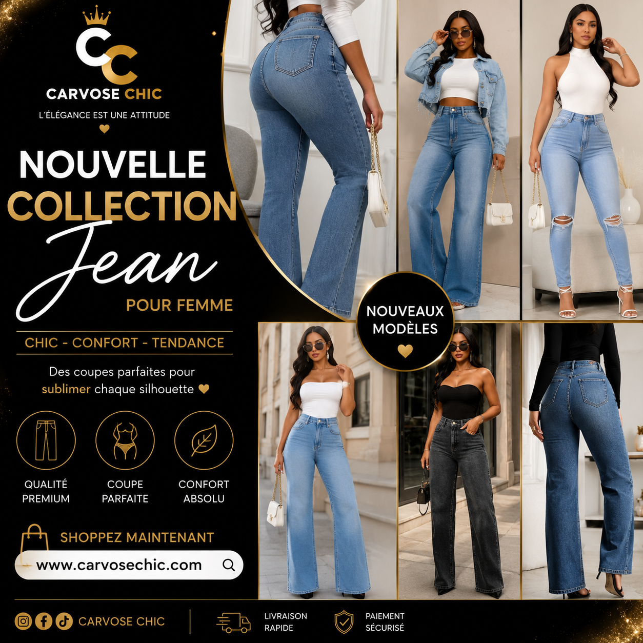 Pantalons & Jeans Femme