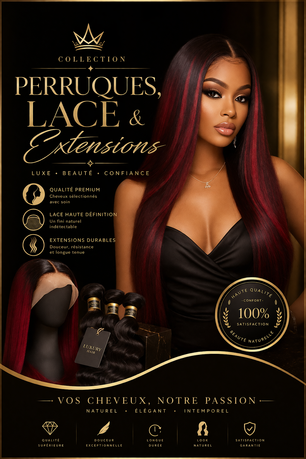 Collection Perruques, Lace & Extensions