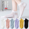 Chaussettes sport fines maille cheville femmes – polyester coton 6 couleurs