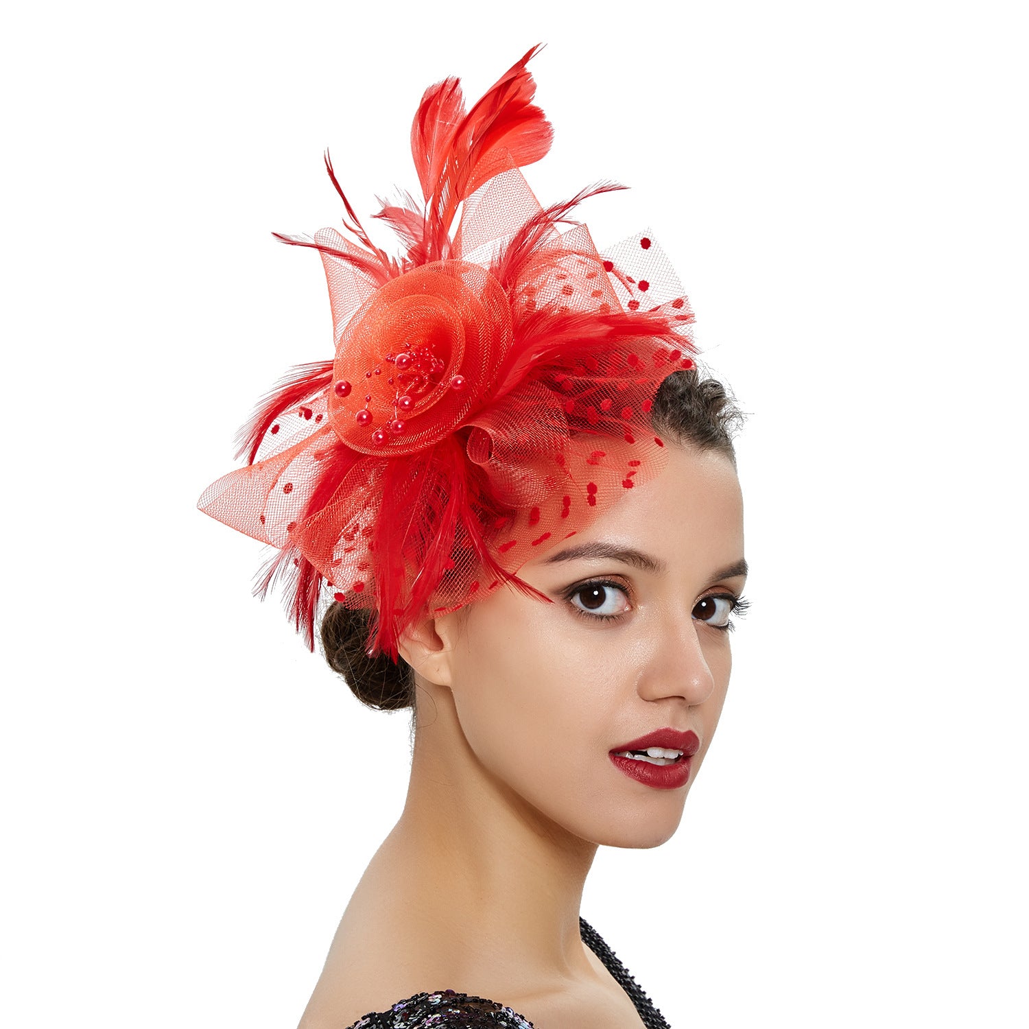 BANDEAU BILLYCOCK MAILLE MARIÉE – 35 COULEURS FLEURS FAIT MAIN