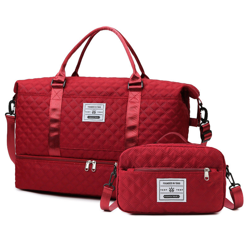 Sac yoga grande capacité matelassé brodé tissu Oxford – 20+ couleurs unisexe