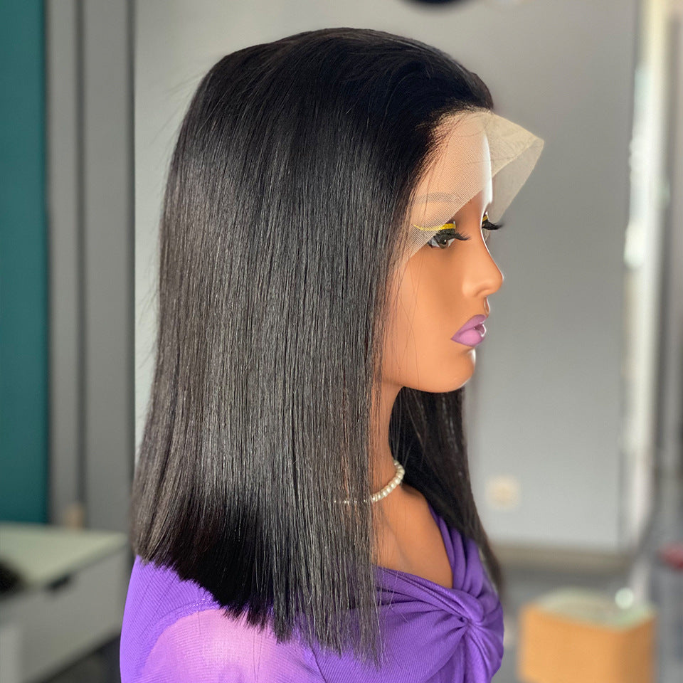 Perruques en cheveux humains bob densité 200
