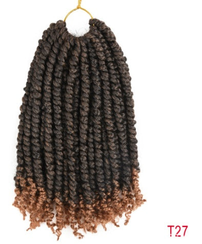Tresses crochet passion twist TOMO africaines pré-torsadées effet dirty braids