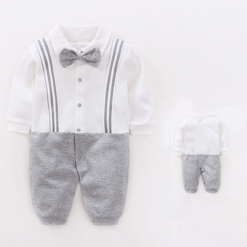 Body bébé manches longues style coréen en coton
