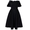 Vestido liso casual chic y depurado para mujer