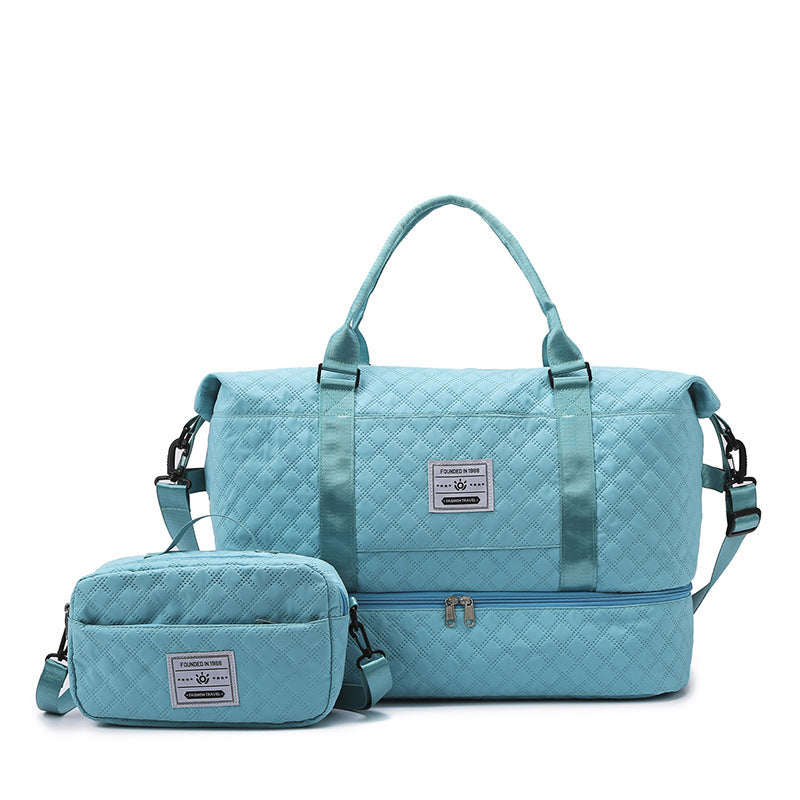 Sac yoga grande capacité matelassé brodé tissu Oxford – 20+ couleurs unisexe