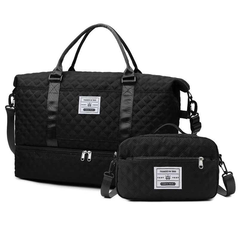 Sac yoga grande capacité matelassé brodé tissu Oxford – 20+ couleurs unisexe
