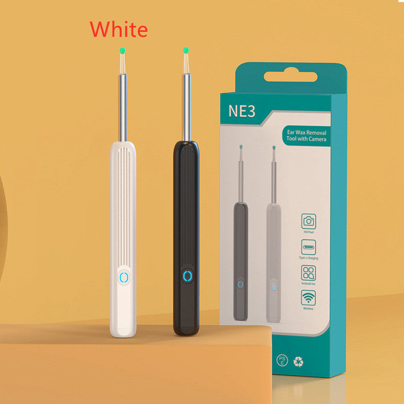 Nettoyeur d’oreilles NE3 avec caméra LED – otoscope sans fil iPhone Android