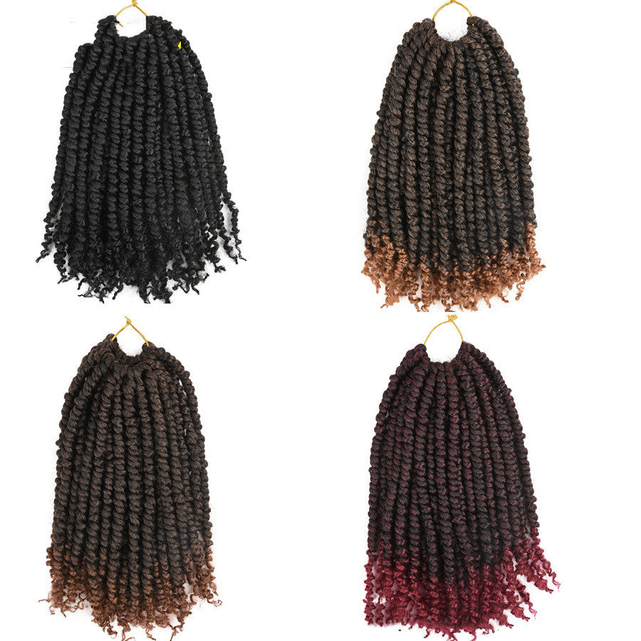 Tresses crochet passion twist TOMO africaines pré-torsadées effet dirty braids