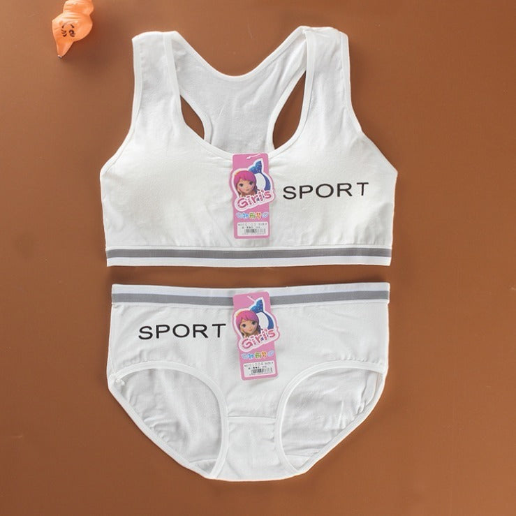 Ensemble lingerie femme sans armature vinylon fin – taille unique