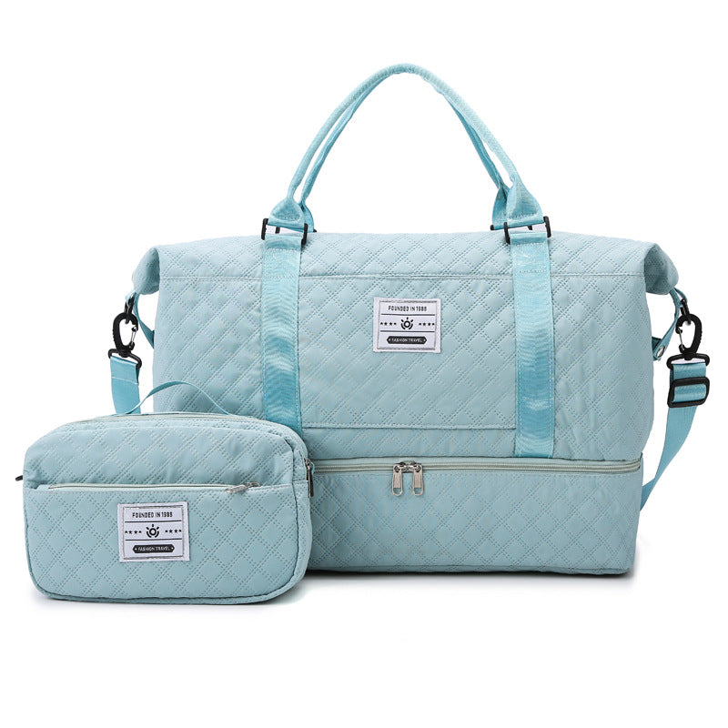 Sac yoga grande capacité matelassé brodé tissu Oxford – 20+ couleurs unisexe