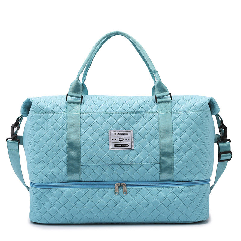 Sac yoga grande capacité matelassé brodé tissu Oxford – 20+ couleurs unisexe