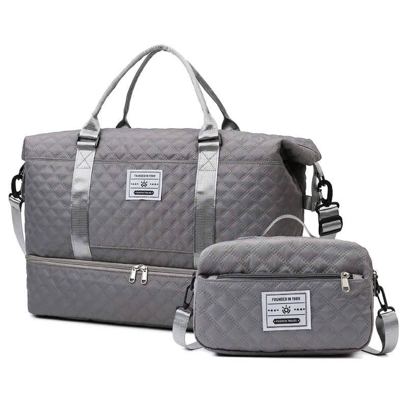 Sac yoga grande capacité matelassé brodé tissu Oxford – 20+ couleurs unisexe