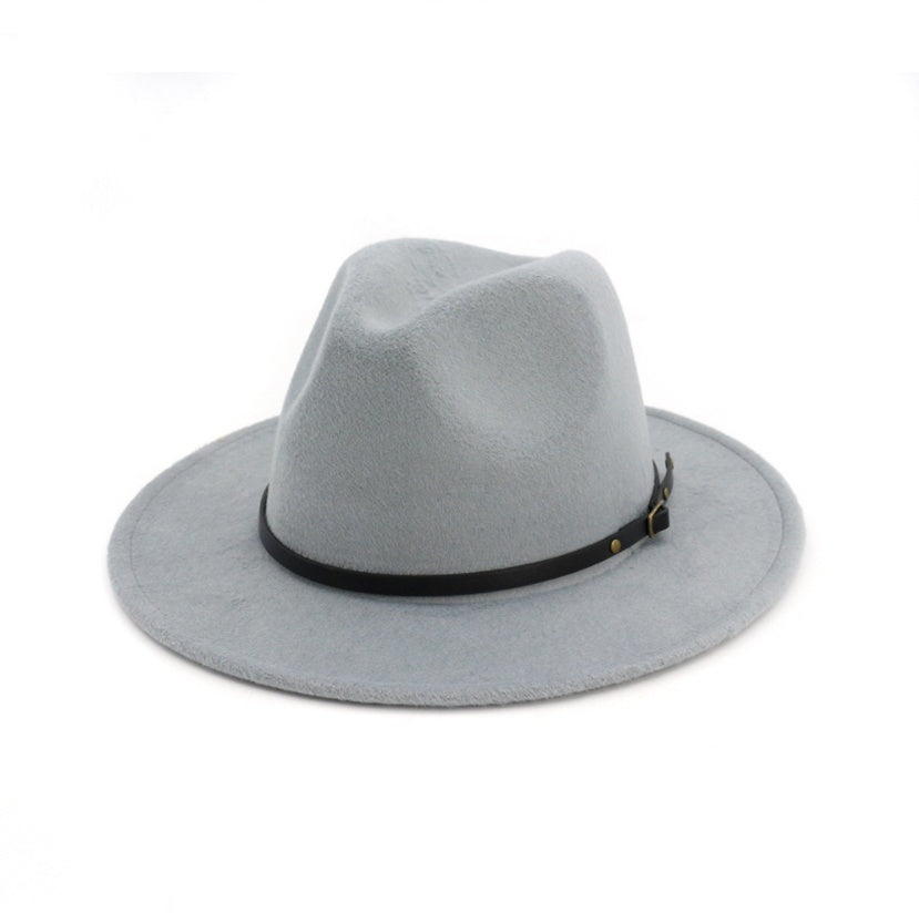 Chapeau fedora en laine automne-hiver – Fedora noir/rouge homme femme style église Panama