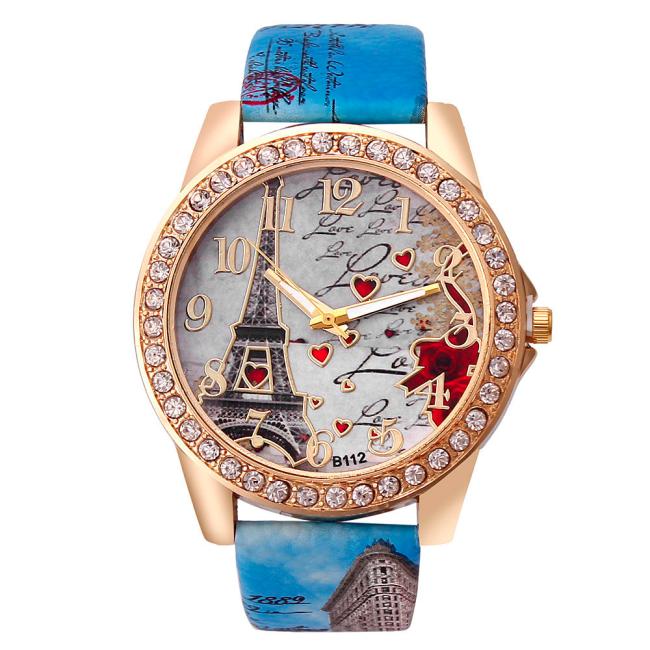 Montre bracelet femme Tour Eiffel – design vintage et chic