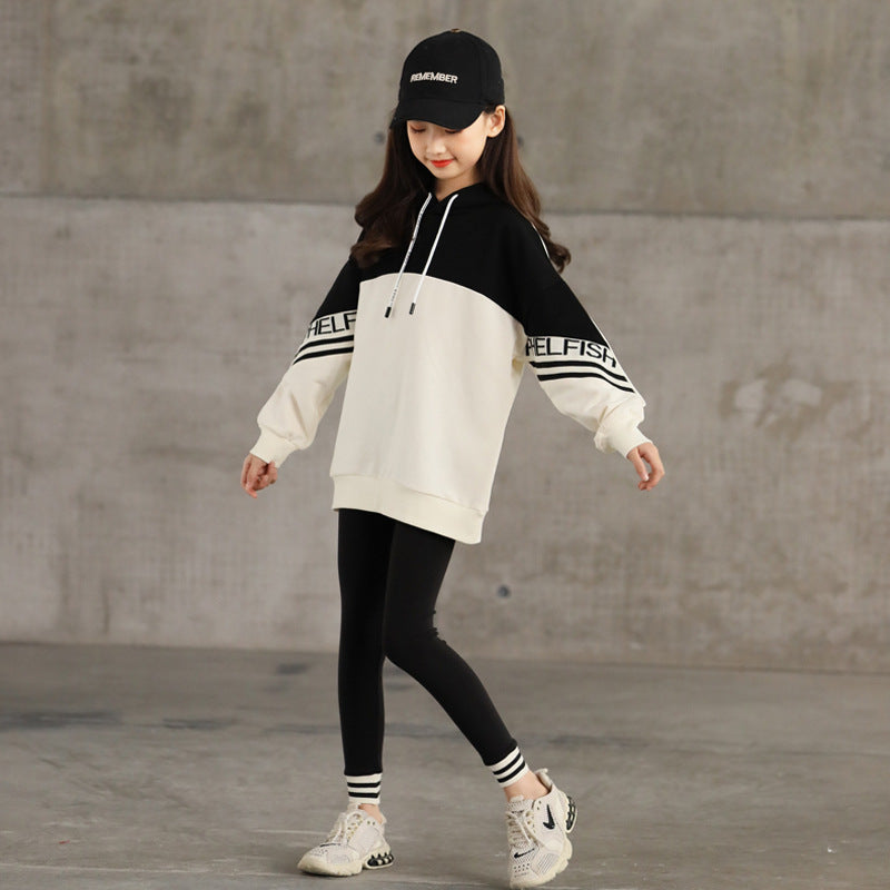 Ensemble Sport Femme à Capuche Beige – Survêtement Coton Confort & Style
