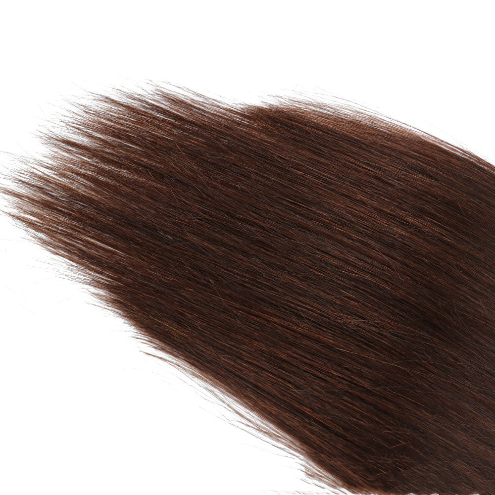 Perruque en cheveux naturels, extensions sans traces ni marques