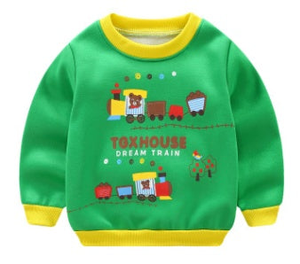 Sweat-shirt camion épais peluche enfants Carvose Chic