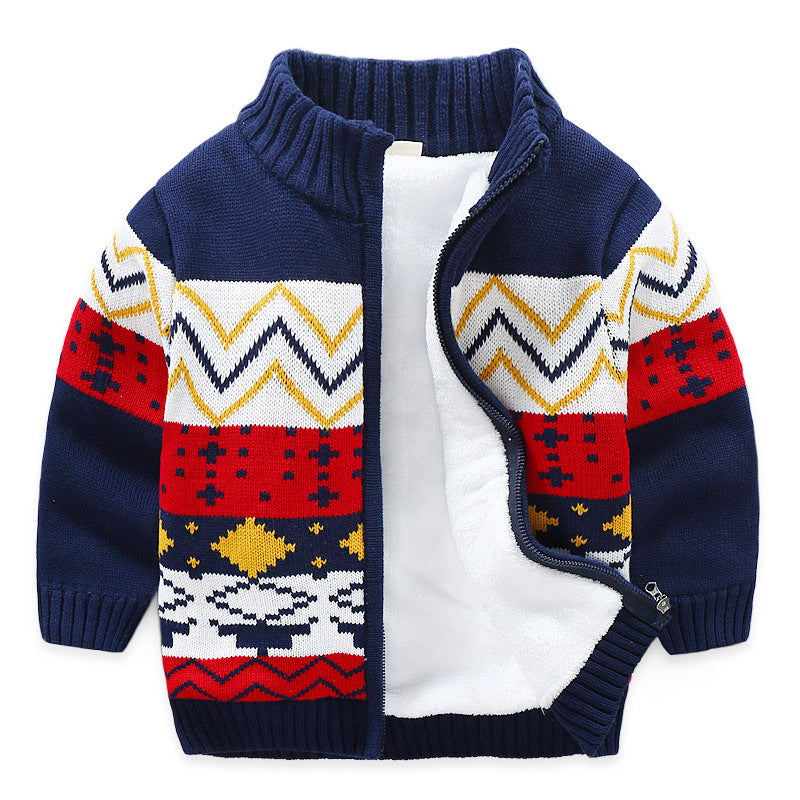 Gilet peluche épais cardigan A manches style coréen Carvose Chic