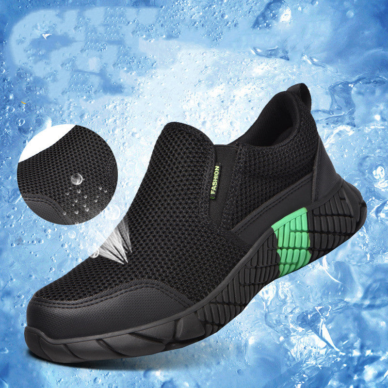 Chaussures de sécurité antiperforation homme – respirantes noires, tige basse