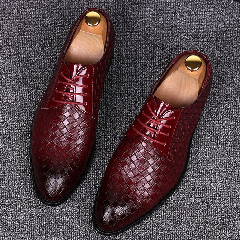 Chaussures cuir formelles homme – Derbies plates élégantes