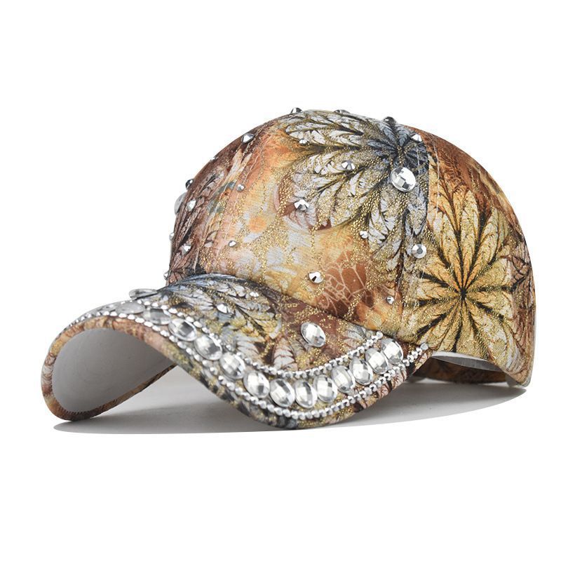 Casquette baseball yeux chat strass colorée – dentelle anti-UV japonais coréen