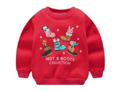 Sweat-shirt camion épais peluche enfants Carvose Chic