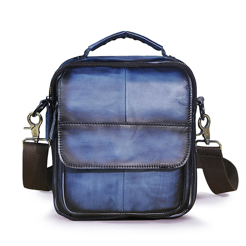 Sac Messenger cuir vachette homme – Tote élégant décontracté bandoulière cross body Original