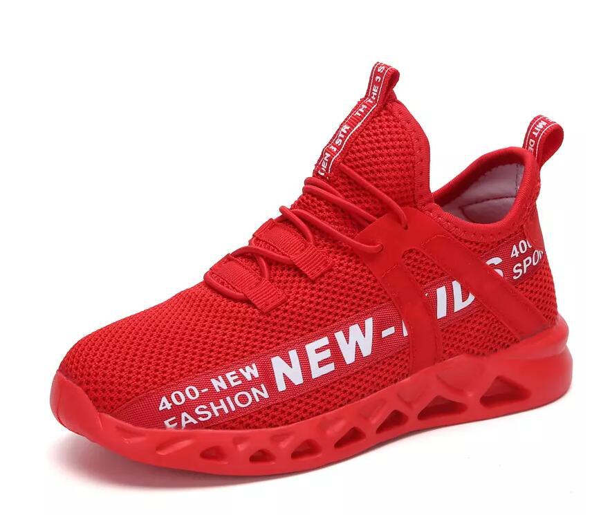 Nouvelles baskets mesh légères enfant unisexe Chaussures respirantes casual antidérapantes garçons/filles