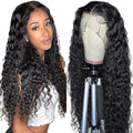 Perruque cheveux humains bouclés – lace front T-type, cheveux birmans, longueurs 8 à 22 pouces
