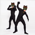 Warm Swart Kat Kostuum vir Kinders, Meisies en Seuns, Ideaal vir Karnaval, Halloween en Partytjies