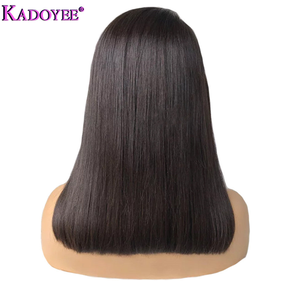 Perruque Kadoyee lace front cheveux humains 8-12" – 13x4 densité 150%