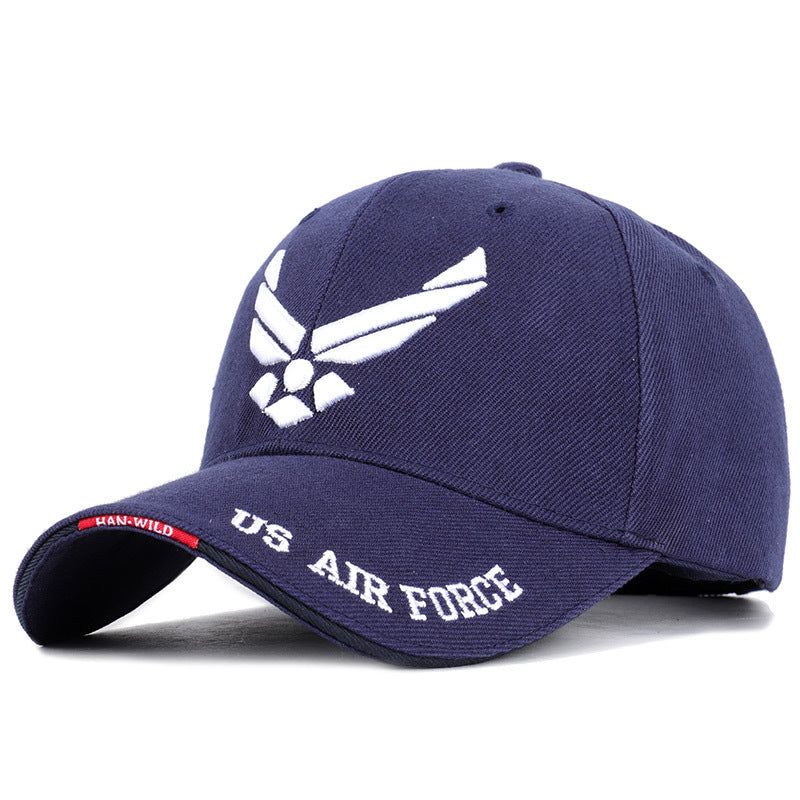 Casquette USAF brodée, modèle baseball léger printemps-été.