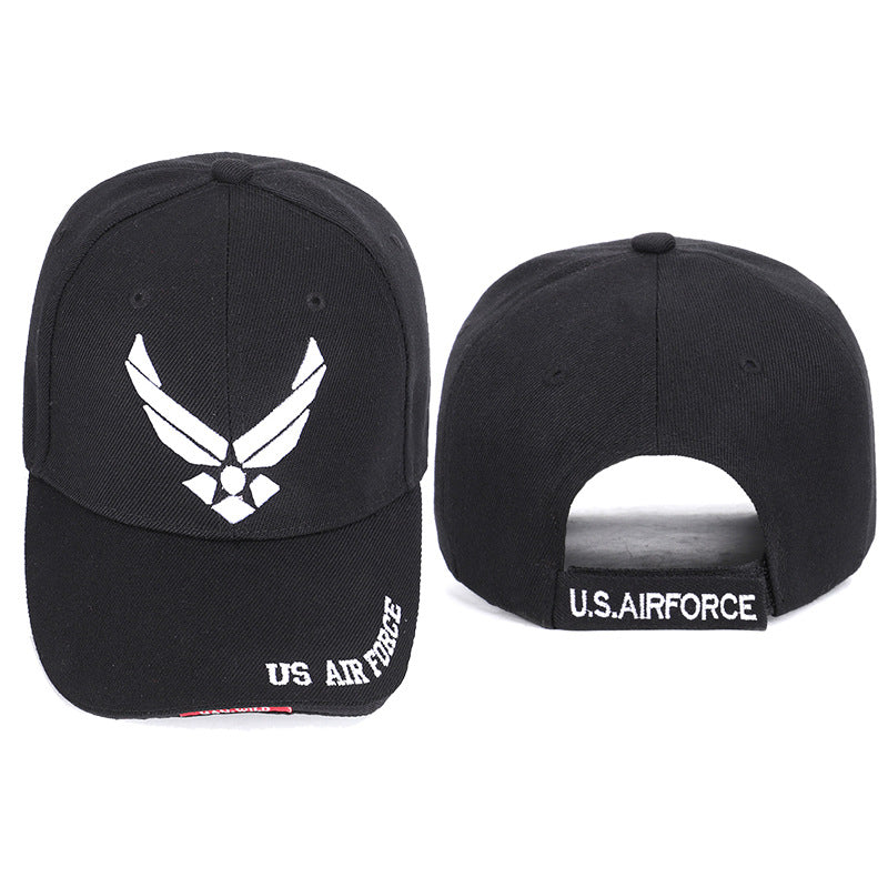 Casquette USAF brodée, modèle baseball léger printemps-été.
