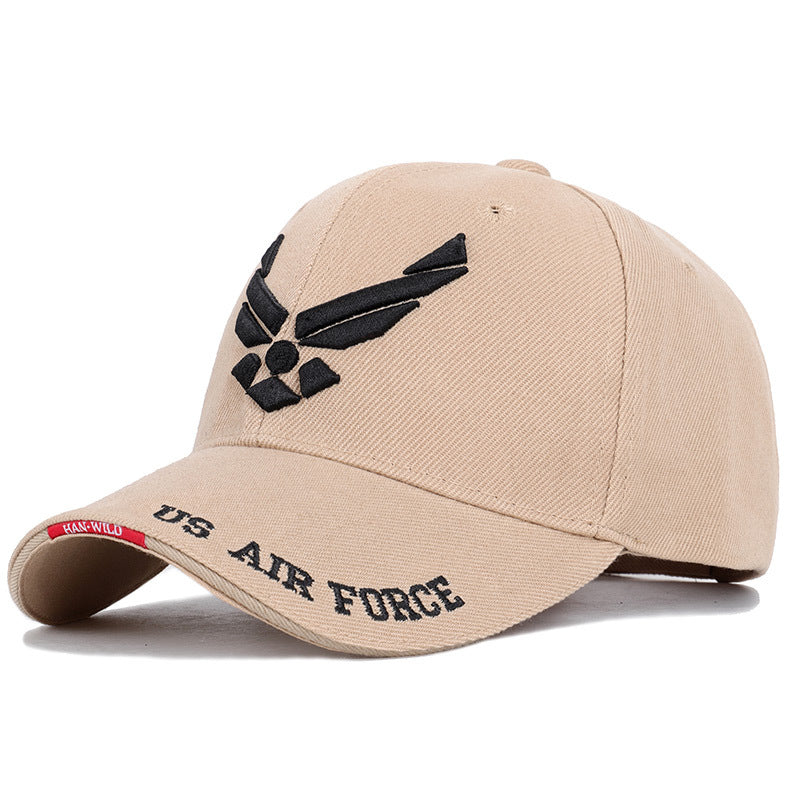 Casquette USAF brodée, modèle baseball léger printemps-été.