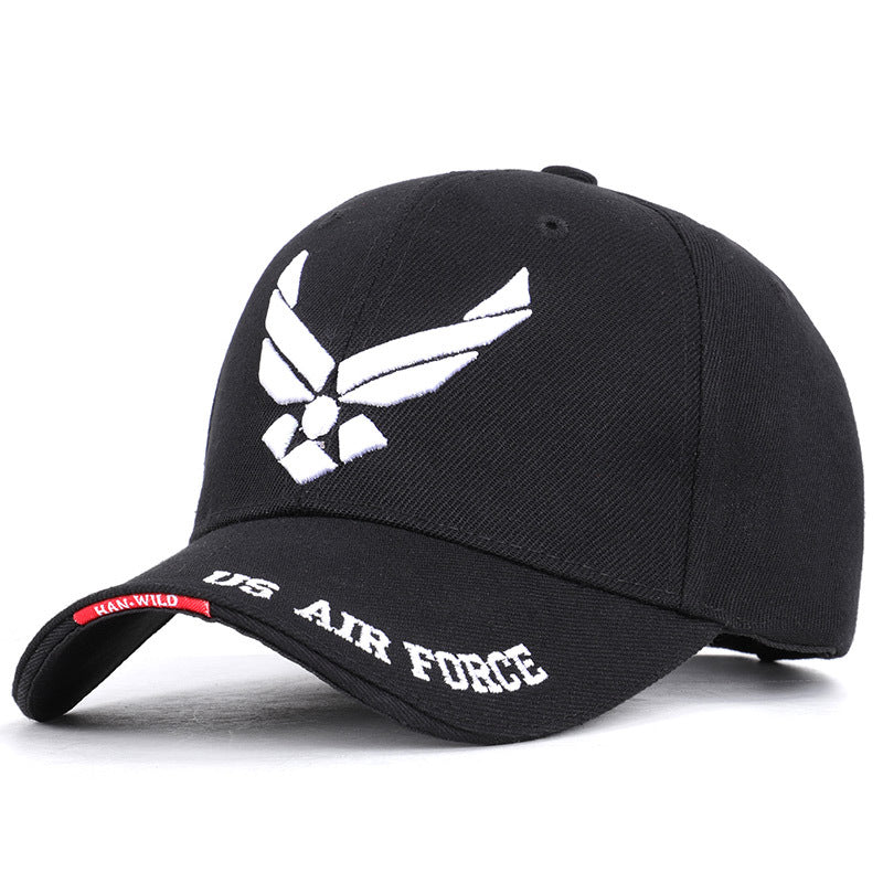 Casquette USAF brodée, modèle baseball léger printemps-été.