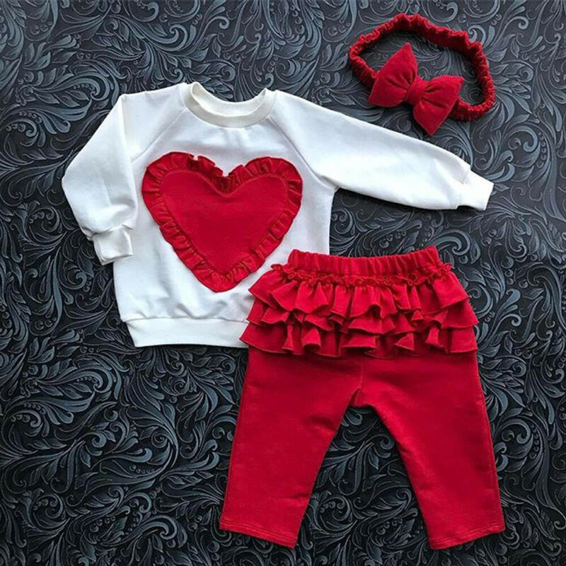 T-shirt fille à manches longues cœur rayé – coton 100%, style doux
