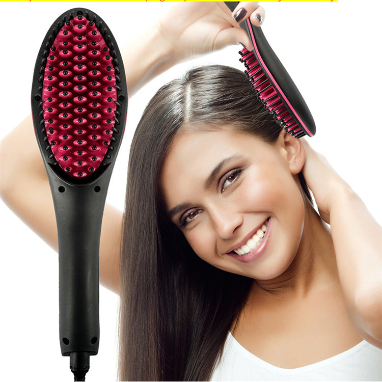 Peigne lisseur électrique Magic Shun – ion négatif, affichage LED, 50W
