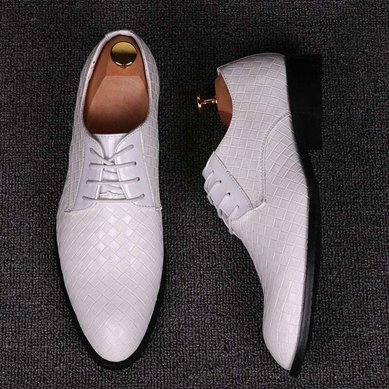 Chaussures cuir formelles homme – Derbies plates élégantes