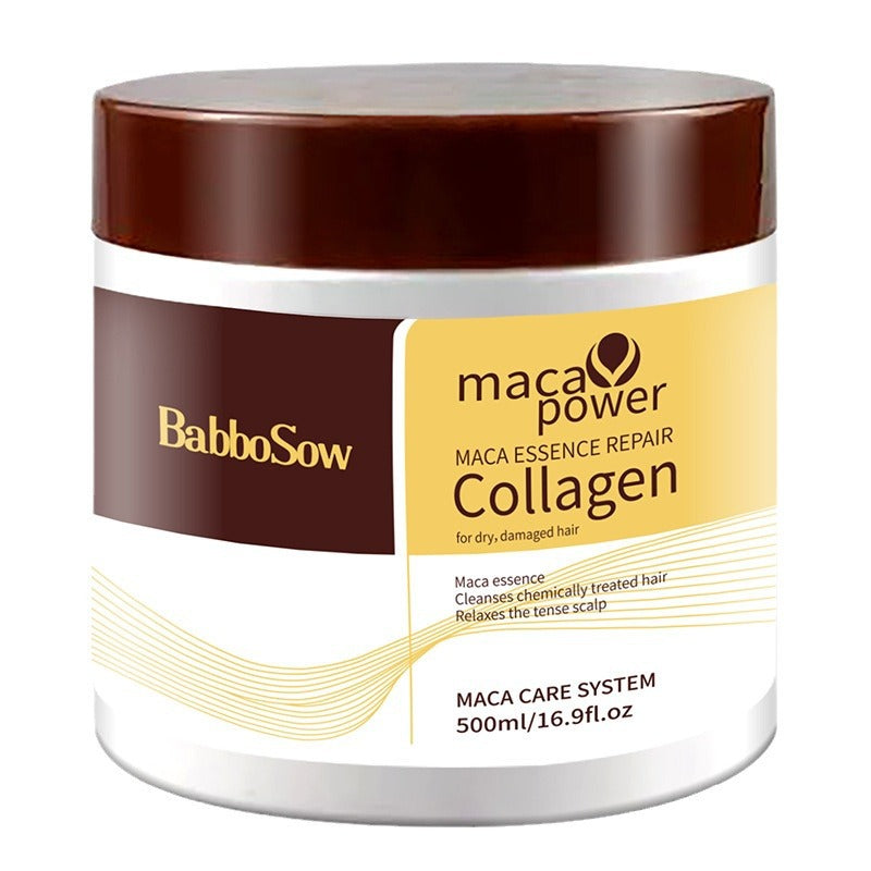 Mascarilla capilar con colágeno hidratante y nutritiva – tratamiento profundo reparador con aceites esenciales