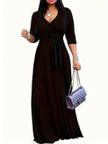 Robe à lacets élégante et minimaliste pour femme