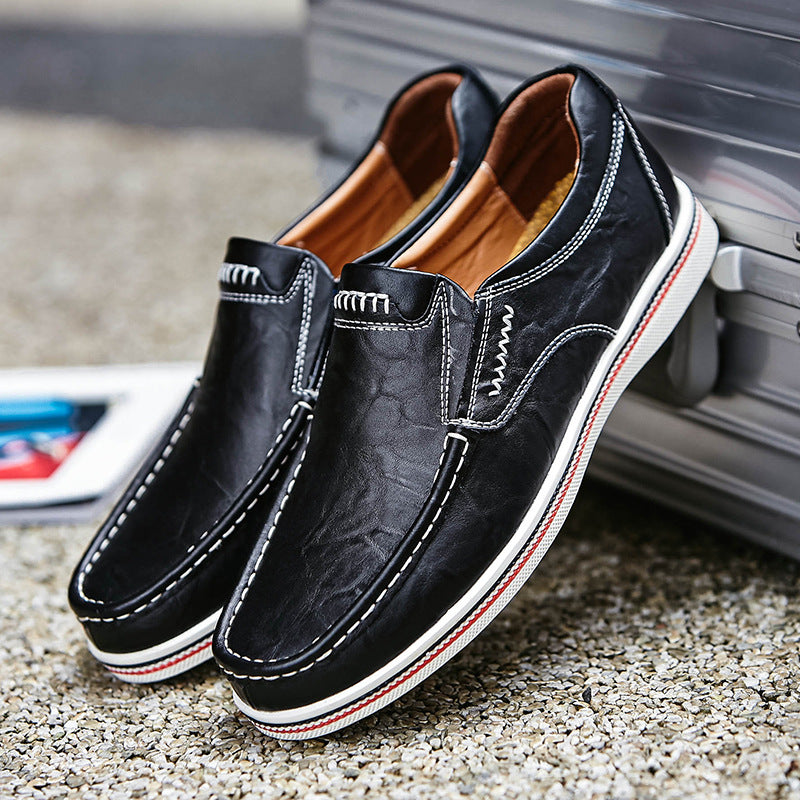 Chaussures cuir casual ados – Style British code élégant