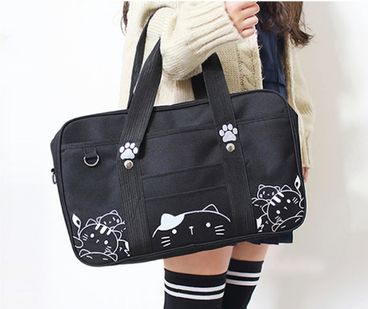 Sac uniforme chat 40x25x12cm – poches extérieures/intérieures transport félin