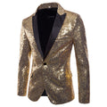 Veste smoking paillettes scène banquet homme – costume bar spectaculaire
