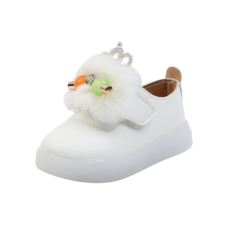 Chaussures à éclairage LED enfants, baskets skate semelle souple