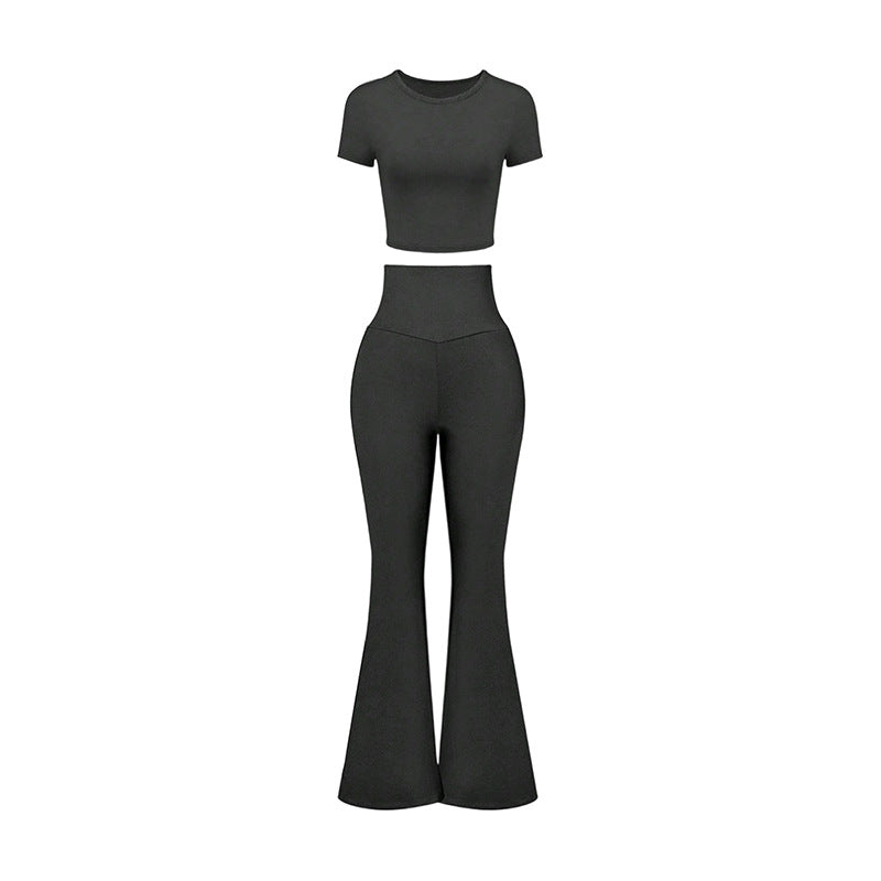 ENSEMBLE DE SPORT DÉCONTRACTÉ FEMME – 2 PIÈCES MANCHES 3/4 MULTI-OCCASIONS