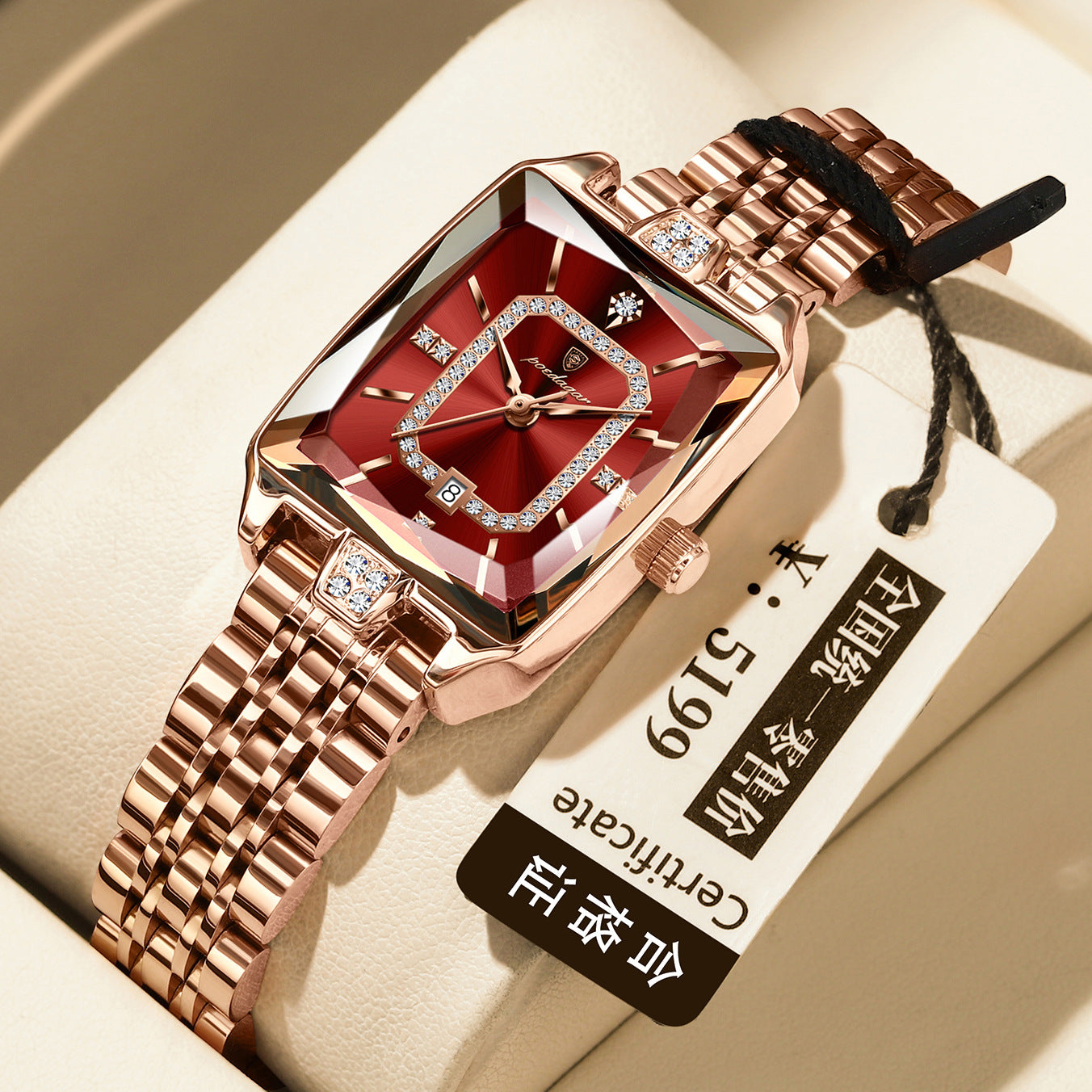 Orologio P785 donna oro rosa – quadrante colorato cinturino in acciaio 8mm