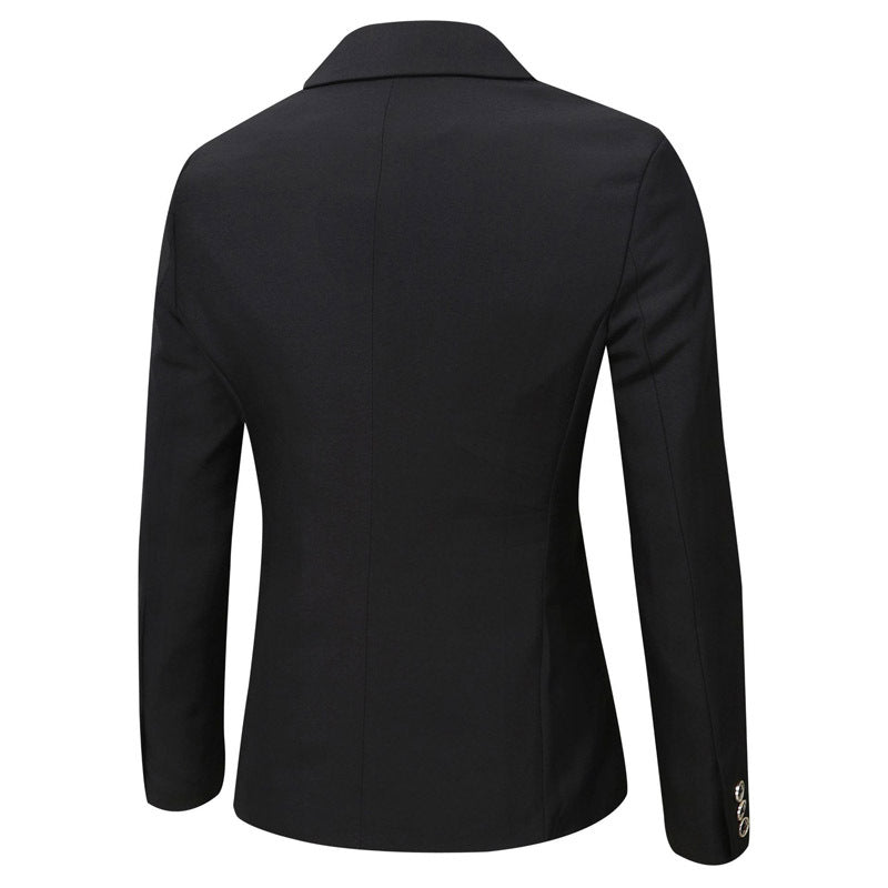 Veste costume slim fit multicolore homme – streetwear blanc/rouge/noir