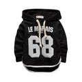 Sweat à capuche bébé imprimé cartoon décontracté – coton