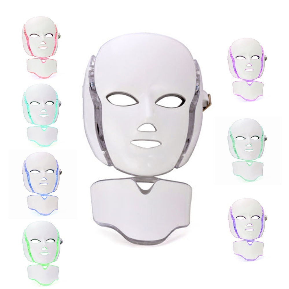 Masque LED Visage & Cou – Soin Anti-Âge & Éclat